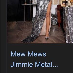 Mew Mews Silver Maxi Dress